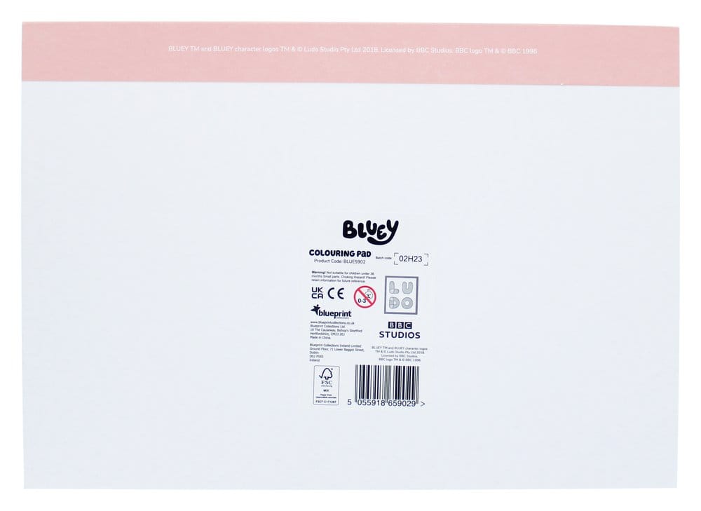 Bluey Malbuch A4 & Sticker Set Image 2