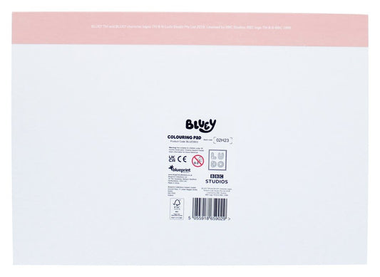 Bluey Malbuch A4 & Sticker Set Image 2