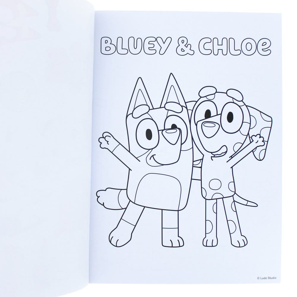 Bluey Malbuch A4 & Sticker Set Image 4