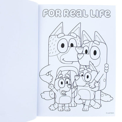 Bluey Malbuch A4 & Sticker Set Image 5