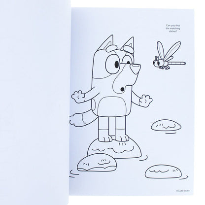 Bluey Malbuch A4 & Sticker Set Image 6