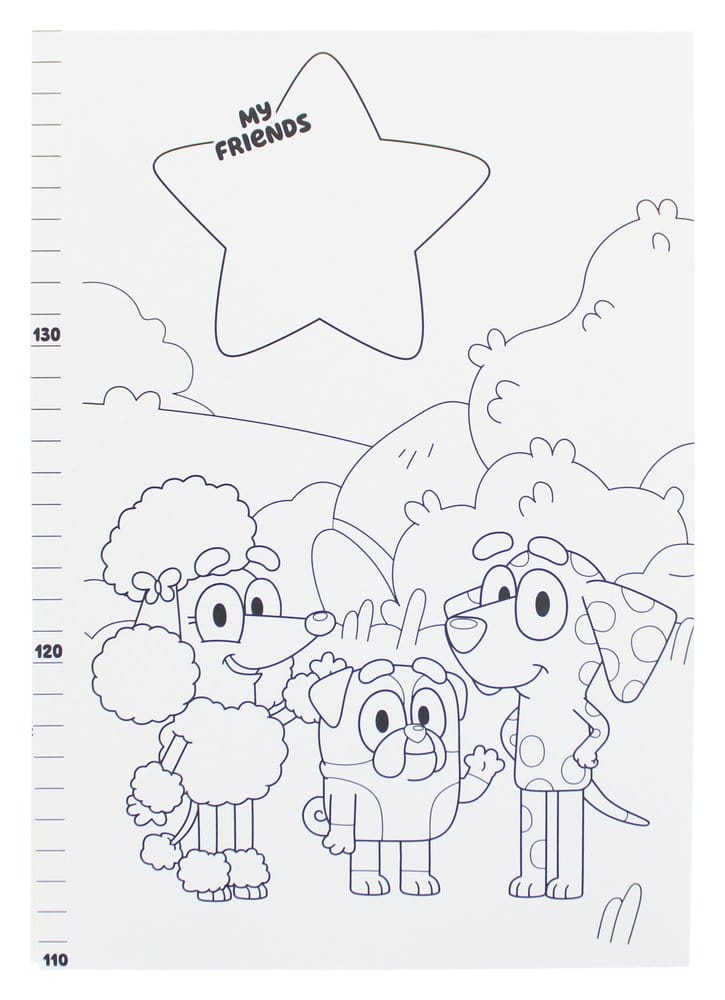Bluey Mitwachs-Messlatte Image 6