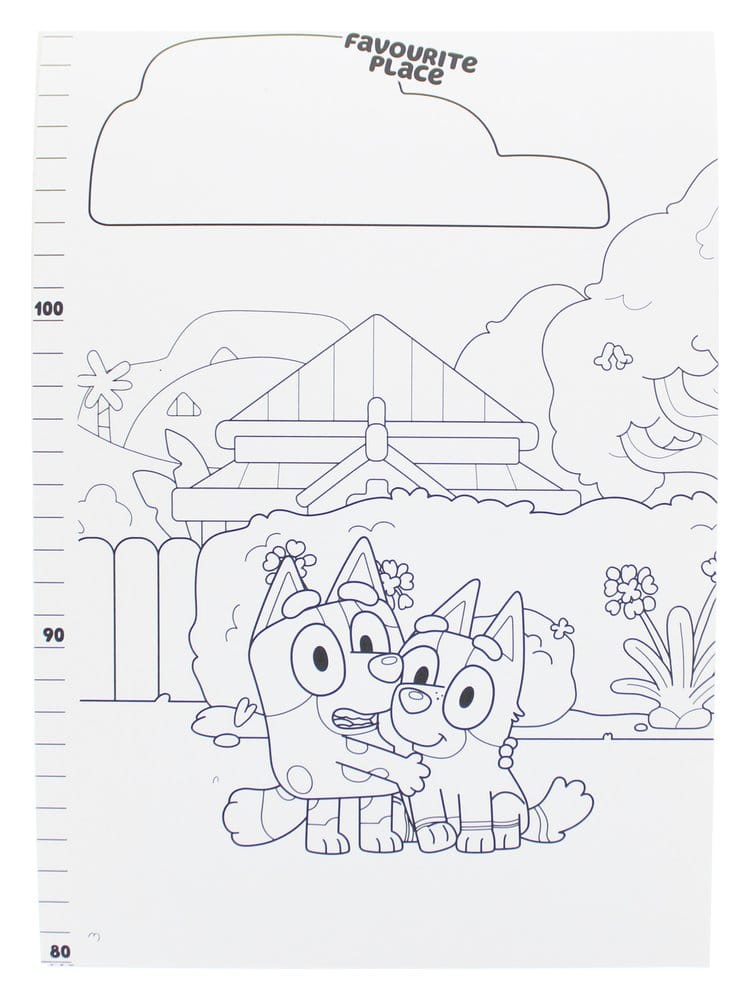 Bluey Mitwachs-Messlatte Image 7