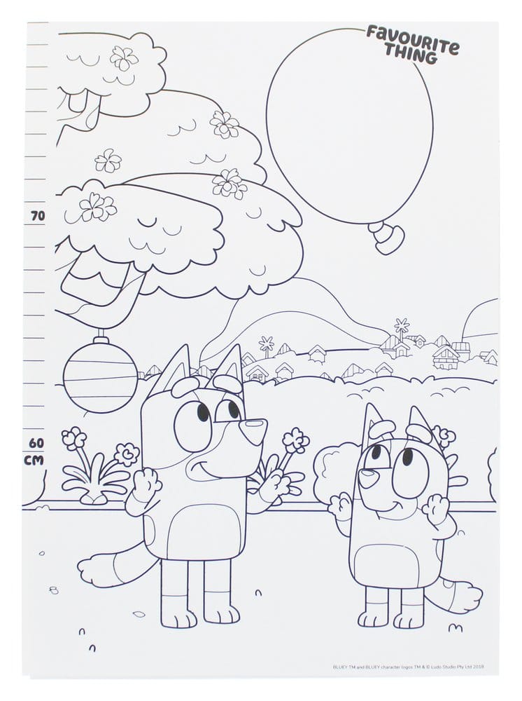 Bluey Mitwachs-Messlatte Image 8