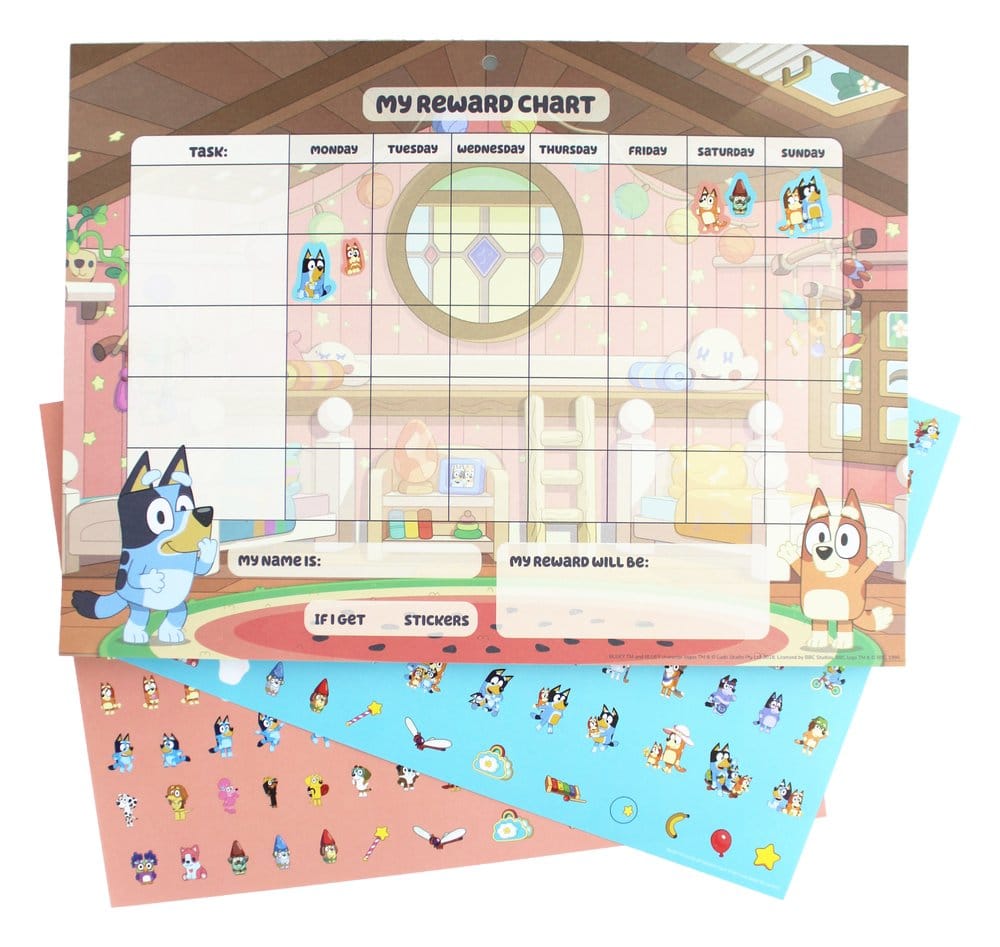 Bluey Belohnungsplan-Set Image 1