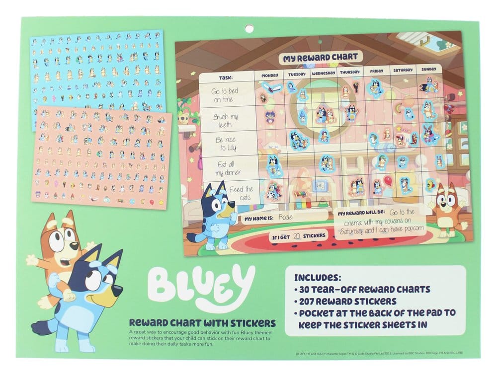 Bluey Belohnungsplan-Set Image 5