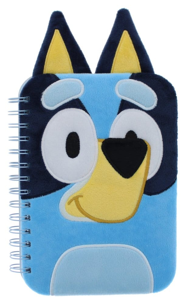 Bluey Plüsch Notizbuch Blau Image 1