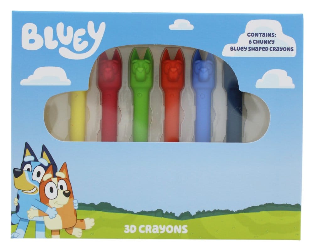 Bluey Wachsmalstifte 6er-Pack Image 1