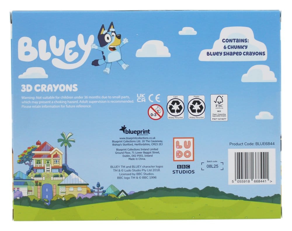 Bluey Wachsmalstifte 6er-Pack Image 2