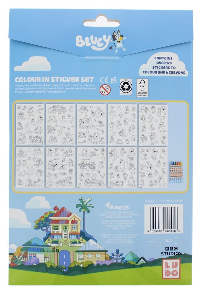 Bluey Sticker-Malset Image 3