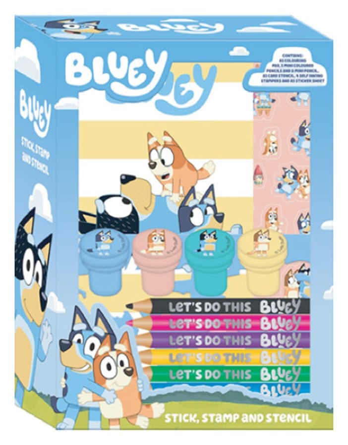 Bluey Kreativ-Malset 14-teilig Image 1