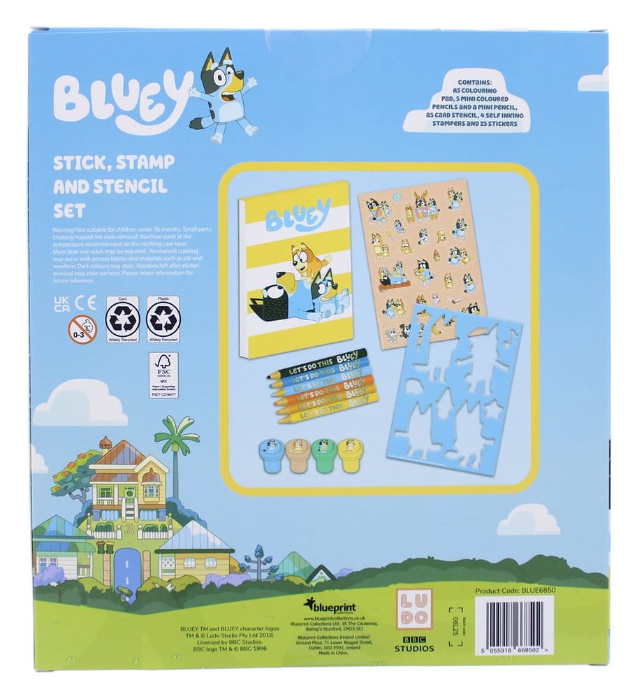 Bluey Kreativ-Malset 14-teilig Image 5