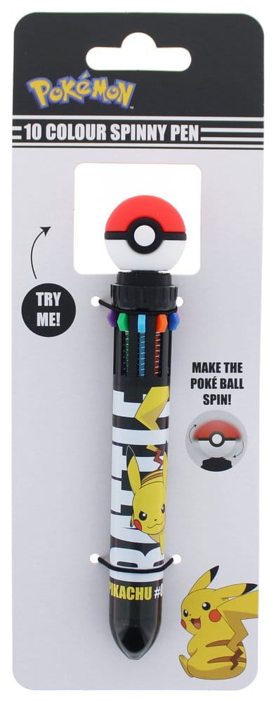 Pokémon Mehrfarbiger Stift Spinny Pokéball Image 1