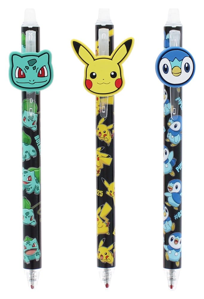Pokémon löschbare Gelstifte 3er-Pack Image 1