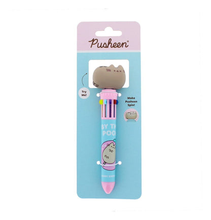 Pusheen Mehrfarbiger Stift Spinny By The Pool Blau Image 1