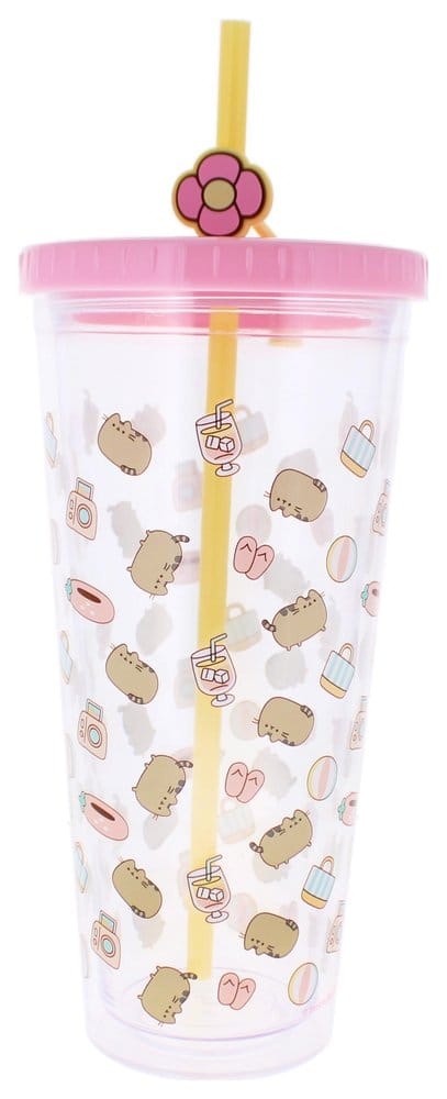 Pusheen Becher mit Strohhalm 700 ml Image 3