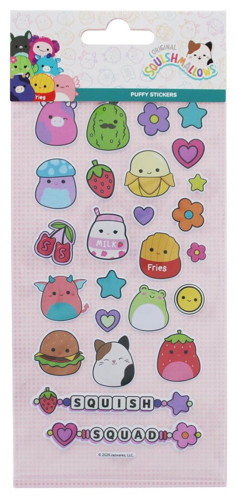 Squishmallows Sticker Set Super Puffy Image 1