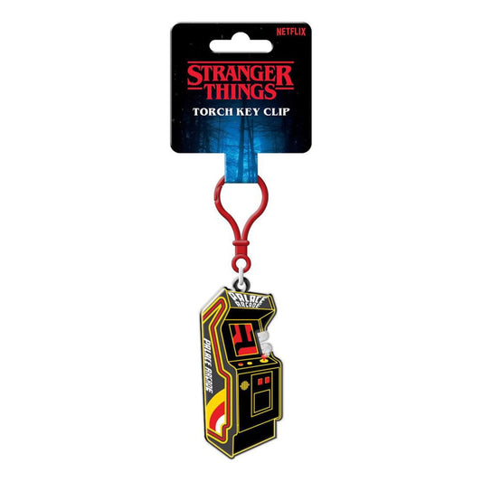 Stranger Things Torch Key Clip Schlüsselanhänger Arcade Unit Image