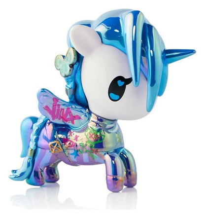 Unicorno x Arcane Window Box Figur Blue Mayhem JINX (Special Edition) 7 cm Image 1