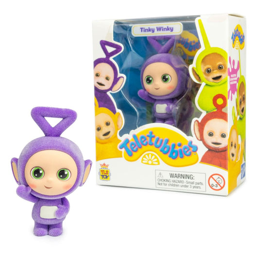 Teletubbies Cheebee Minifigur Tinky Winky Flocked 6 cm Image 2