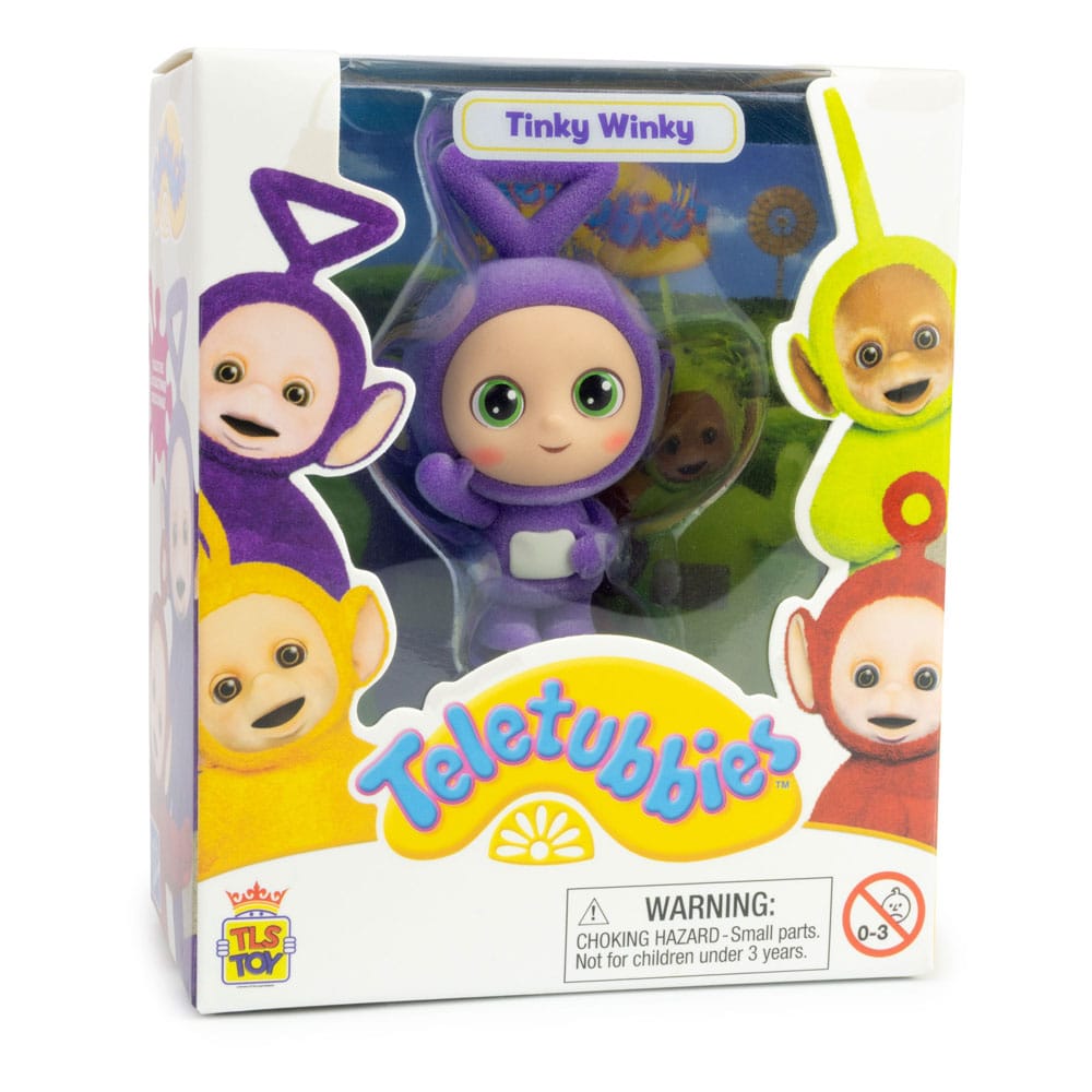 Teletubbies Cheebee Minifigur Tinky Winky Flocked 6 cm Image 3