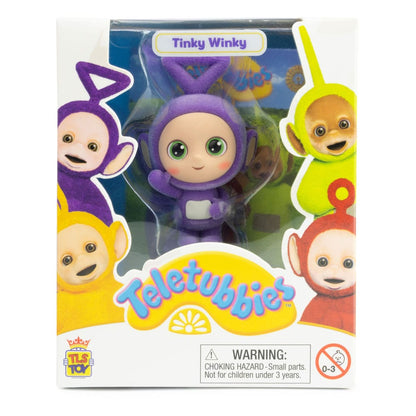 Teletubbies Cheebee Minifigur Tinky Winky Flocked 6 cm Image 4