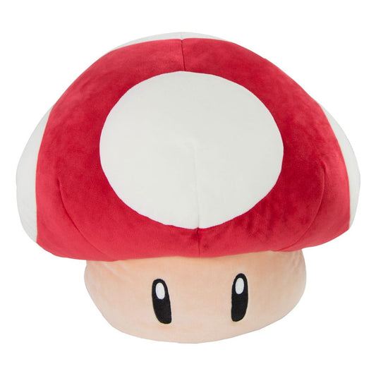 Super Mario Mocchi-Mocchi Mega Plüschfigur Super-Pilz Rot 36 cm Image 1