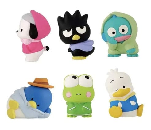 Sanrio Twinchees Minifiguren Hapidanbui Hoodie 5 cm Display (24) Image