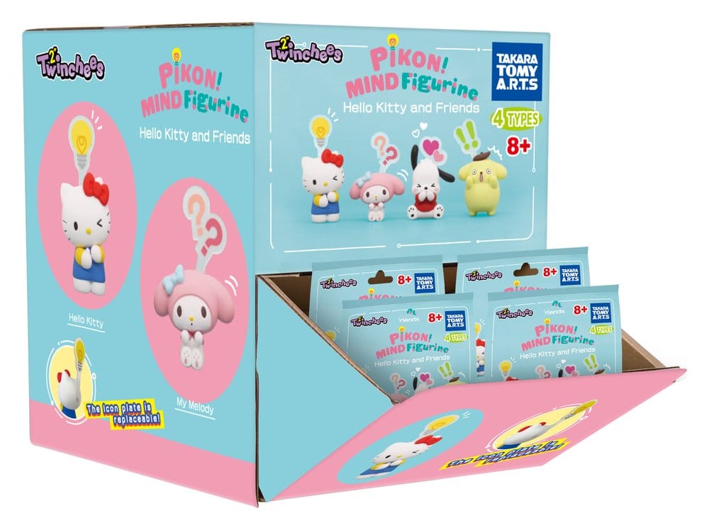 Sanrio Twinchees Minifiguren Hello Kitty & Friends Pikon Mind 5 cm Blind Pack Display (24) Image 6