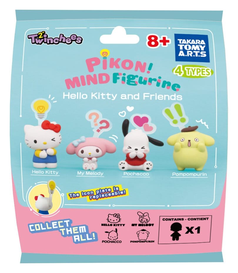 Sanrio Twinchees Minifiguren Hello Kitty & Friends Pikon Mind 5 cm Blind Pack Display (24) Image 7