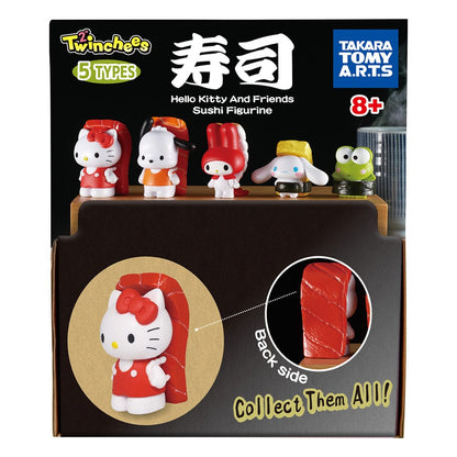 Sanrio Twinchees Minifiguren Hello Kitty & Friends Sushi Kawai 5 cm Display (24) Image 1