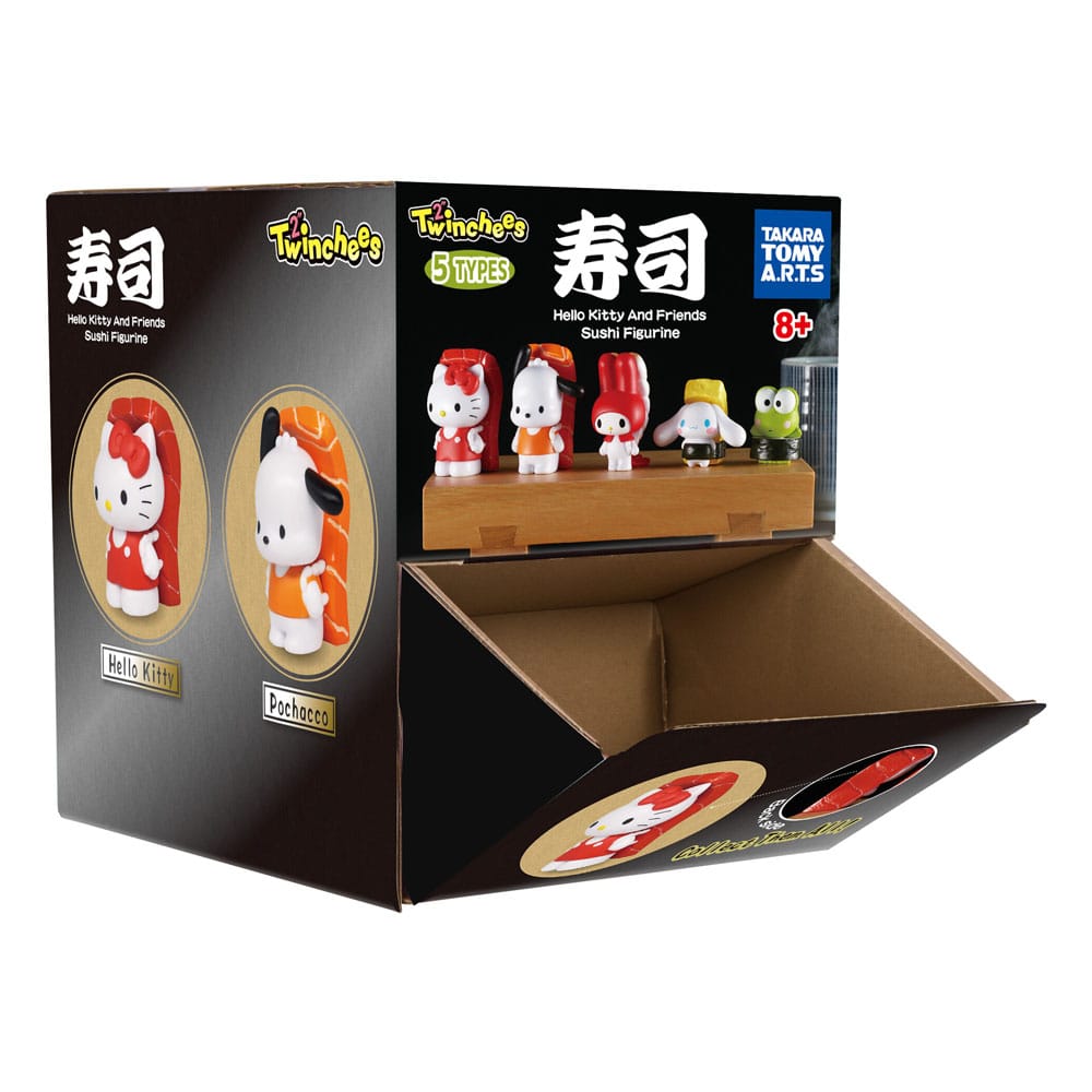 Sanrio Twinchees Minifiguren Hello Kitty & Friends Sushi Kawai 5 cm Display (24) Image 8