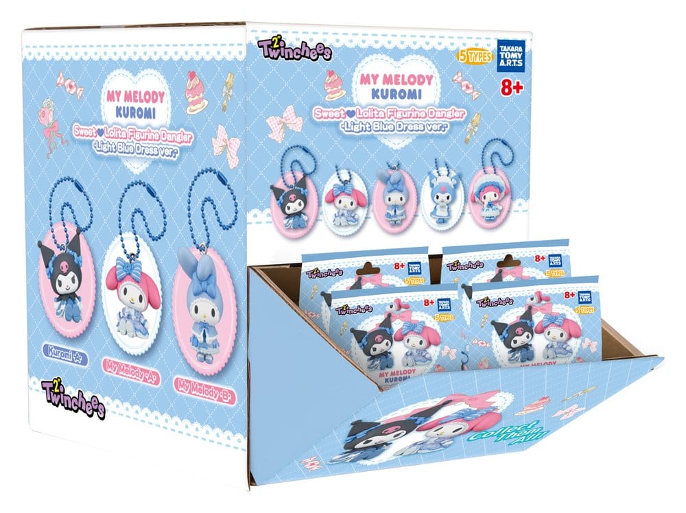 Sanrio Twinchees Minifiguren My Melody x Kuromi Sweet Lolita 5 cm Blind Pack Display (24) Image 8