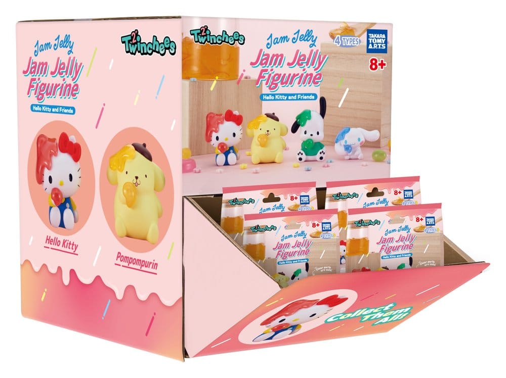 Sanrio Twinchees Minifiguren Hello Kitty & Friends Jam Jelly 5 cm Blind Pack Display (24) Image 3