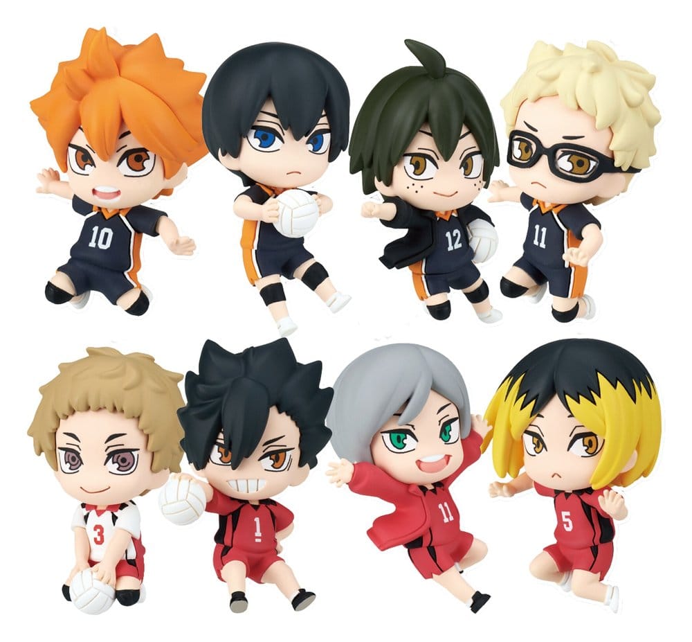 Haikyu!! Twinchees Dangler Minifiguren Defofig! 5 cm Blind Pack Display (24) Image 1