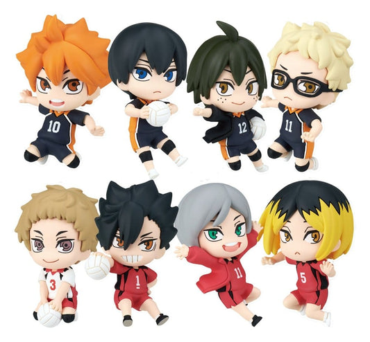 Haikyu!! Twinchees Dangler Minifiguren Defofig! 5 cm Blind Pack Display (24) Image 1