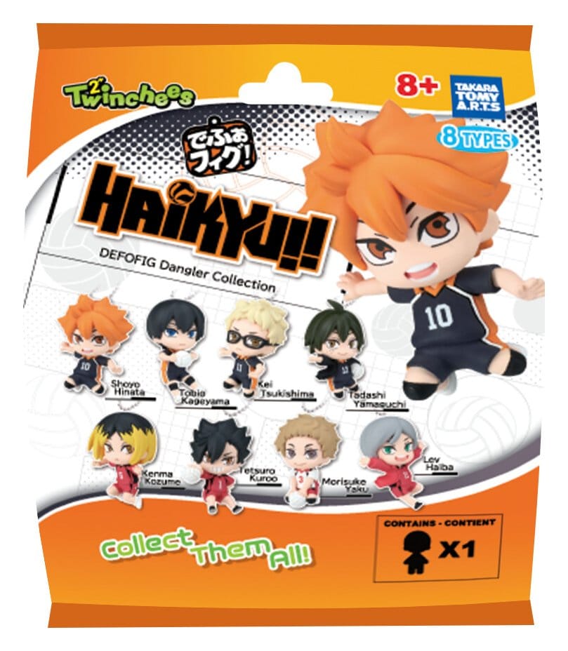 Haikyu!! Twinchees Dangler Minifiguren Defofig! 5 cm Blind Pack Display (24) Image 10