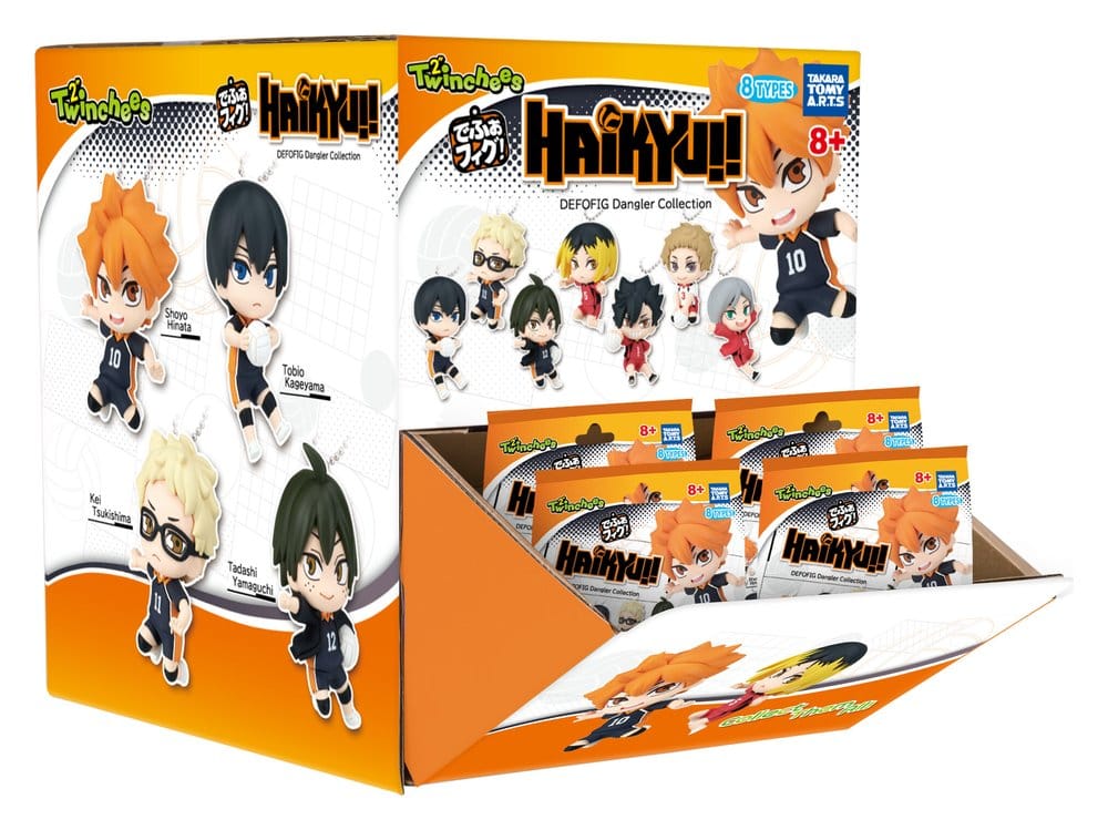 Haikyu!! Twinchees Dangler Minifiguren Defofig! 5 cm Blind Pack Display (24) Image 11