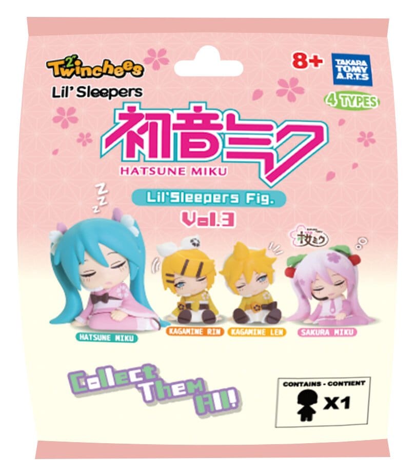 Hatsune Miku Twinchees Minifiguren Lil' Sleepers Wave 3 5 cm Blind Pack Display (24) Image 6