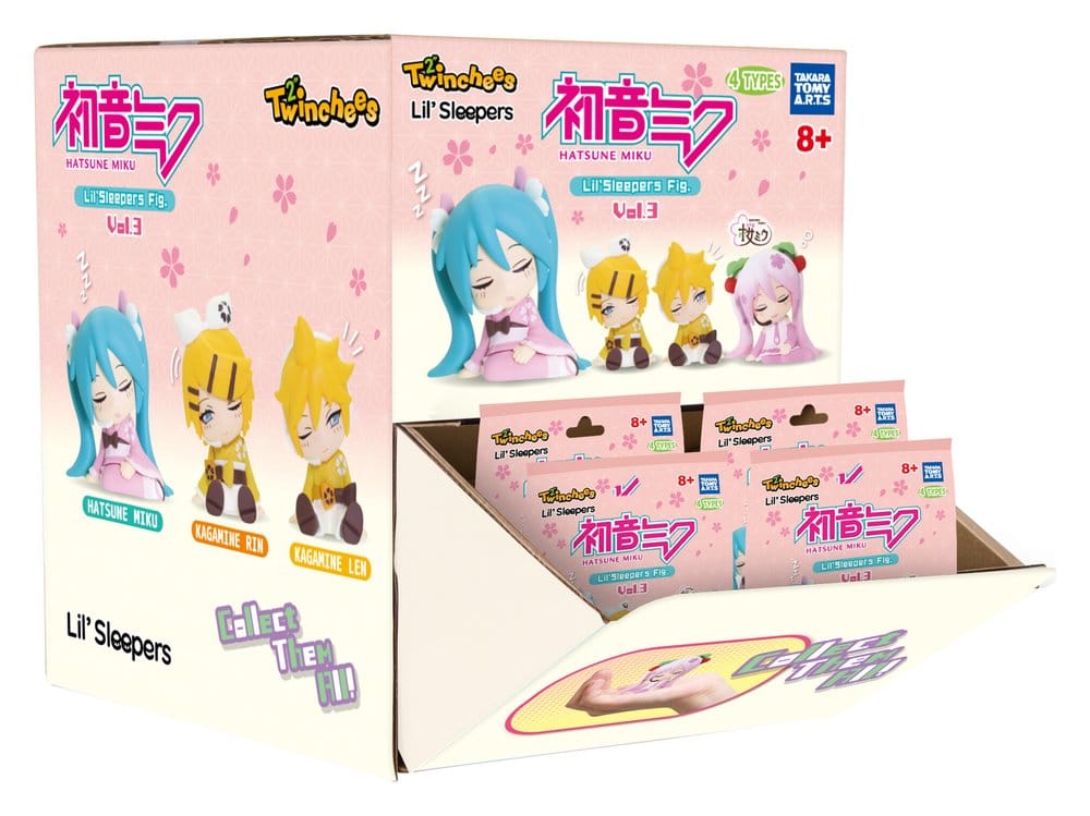 Hatsune Miku Twinchees Minifiguren Lil' Sleepers Wave 3 5 cm Blind Pack Display (24) Image 7