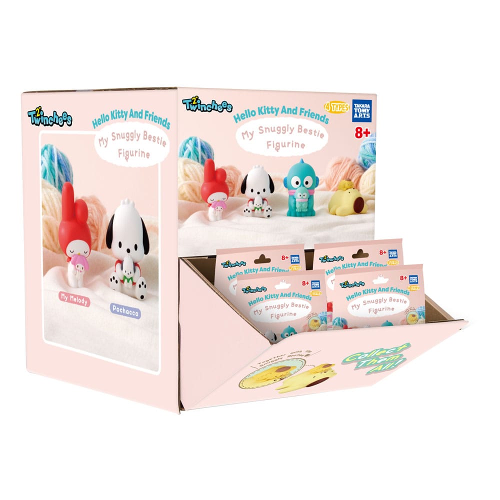 Sanrio Twinchees Minifiguren Hello Kitty & Friends My Cuddly Buddy 5 cm Blind Pack Display (24) Image 7