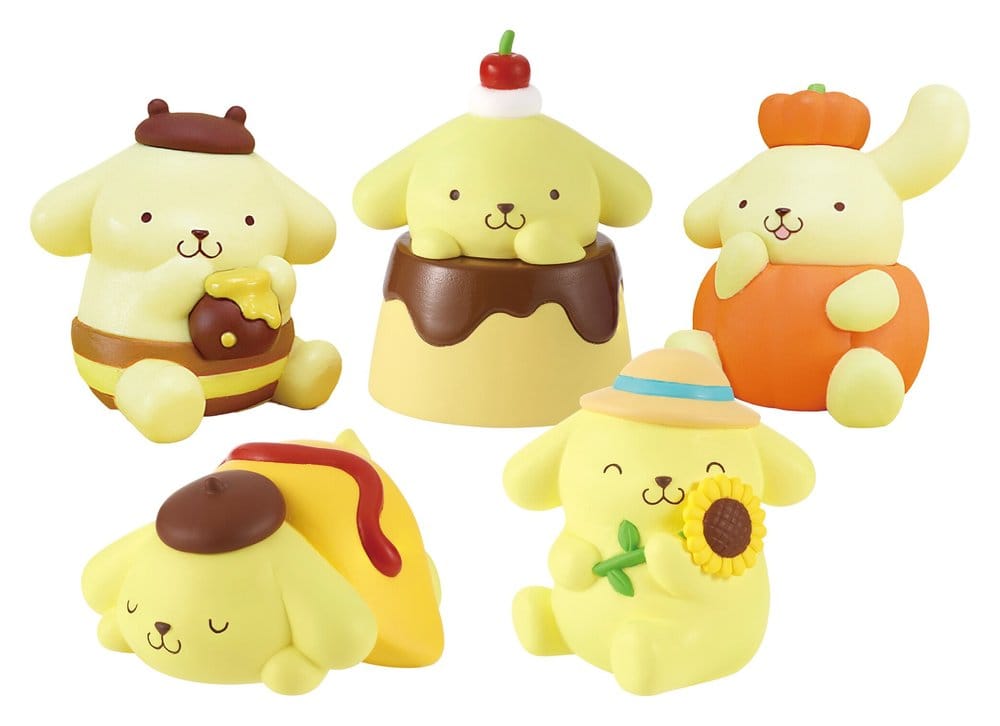 Sanrio Twinchees Minifiguren Pompompurin My Fav Color 5 cm Blind Pack Display (24) Image 1
