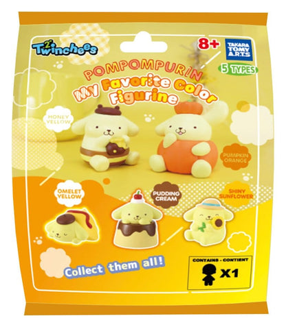 Sanrio Twinchees Minifiguren Pompompurin My Fav Color 5 cm Blind Pack Display (24) Image 7