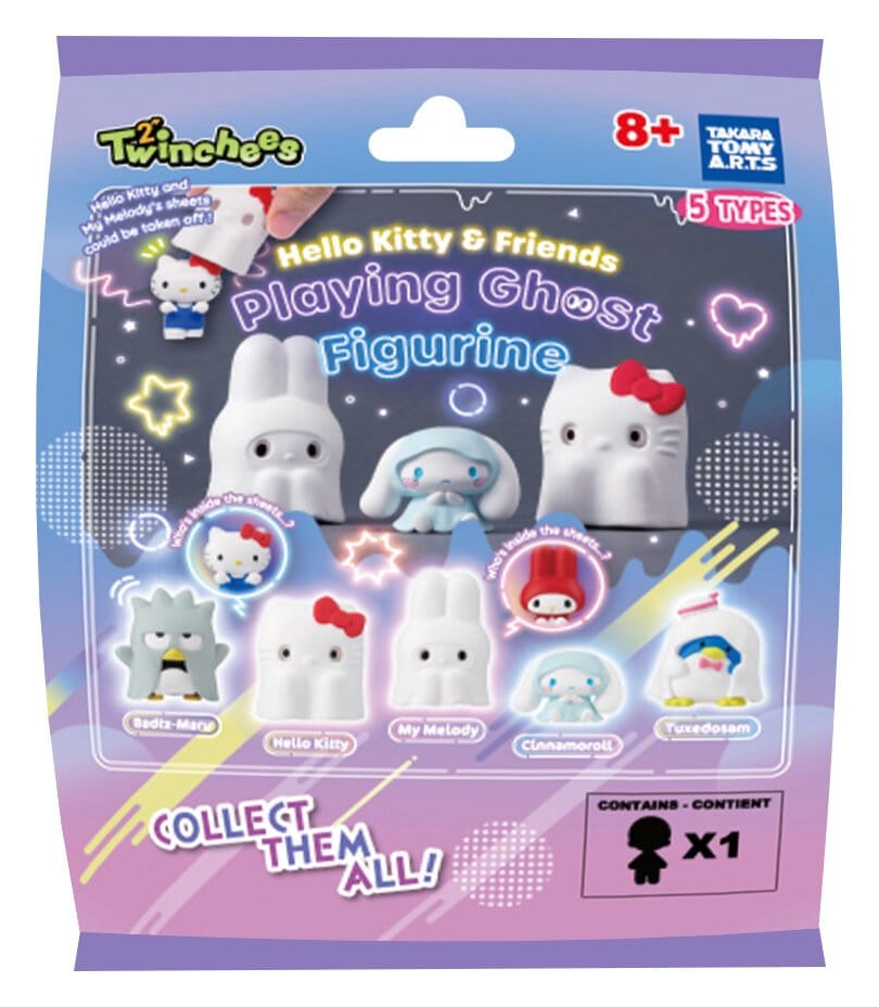 Sanrio Twinchees Minifiguren Hello Kitty & Friends Playing Ghost 5 cm Blind Pack Display (24) Image 7