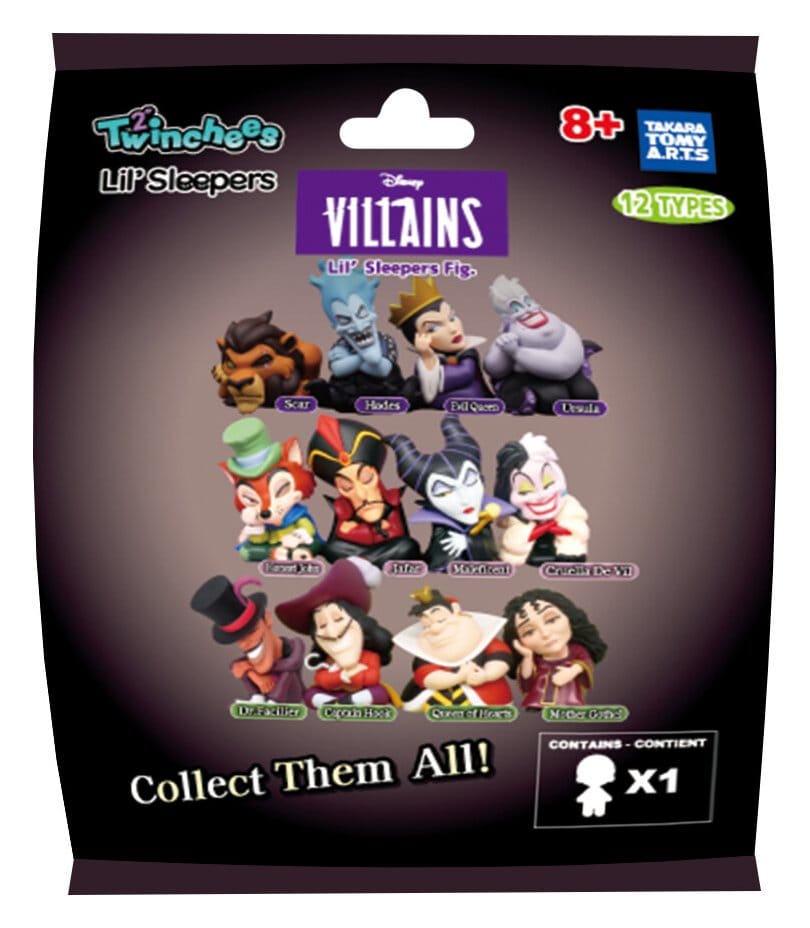 Disney Villains Twinchees Minifiguren Lil' Sleepers 5 cm Blind Pack Display (24) Image 5
