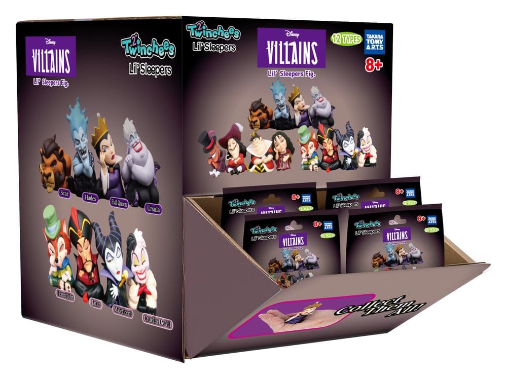 Disney Villains Twinchees Minifiguren Lil' Sleepers 5 cm Blind Pack Display (24) Image 6