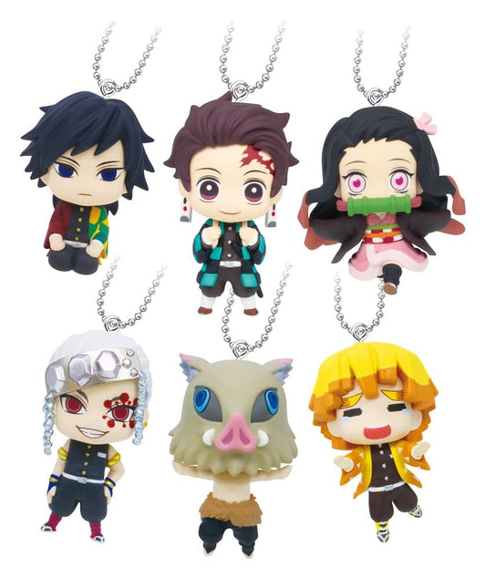 Demon Slayer: Kimetsu no Yaiba Swing Danglers Schlüsselanhänger 3 cm Mystery Capsule Display (24) Image 1