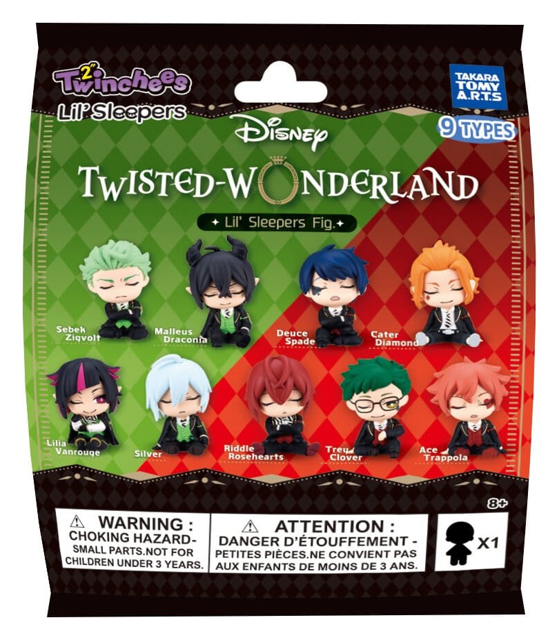 Disney Twisted Wonderland Twinchees Minifiguren Lil' Sleepers 5 cm Blind Pack Display (24) Image 13