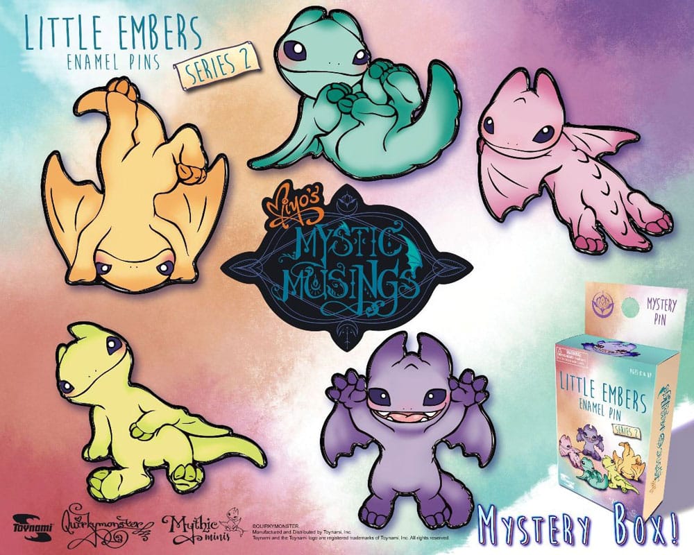 Miyo's Mystic Musings Ansteck-Pins Little Embers Series 2 5 cm Blind Box Display (10) Image