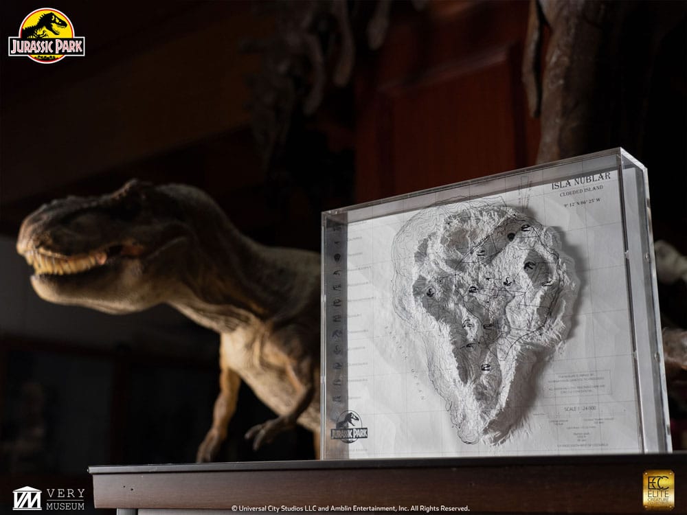 Jurassic Park Topographische Karte Isla Nublar Image 10